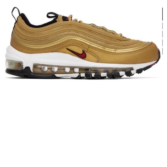 GOLD Air Max 97 Golden Bullet Sneakers - Picture 7 of 13
